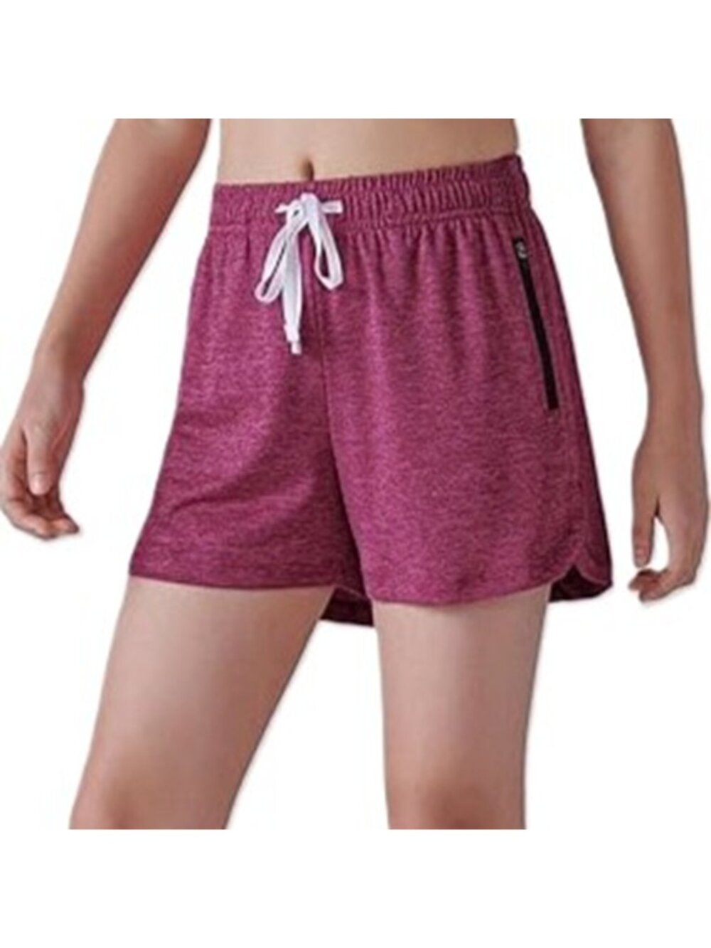 Liberty 4 Pack Gir's Athletic Shorts 3", Gym Clothes, Zipper Pockets Youth Small